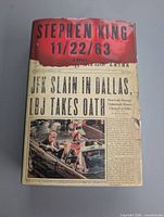 Front view of book showing dust jacket title and design