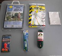 Overview of all six packaged items