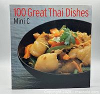 Front cover of cookbook showing title and author