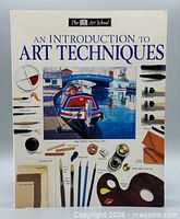 Front cover showing title, series branding, and art tool imagery