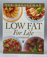 Front cover showing title, author and food imagery