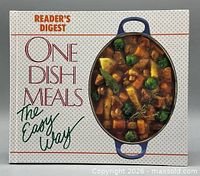 Front cover of Reader's Digest One Dish Meals: The Easy Way hardcover