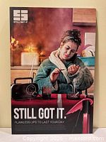 Front view of poster showing full design and foamcore mount