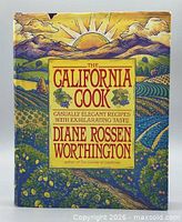 Front cover of cookbook showing title and artwork