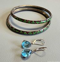 Earrings and bangles overview