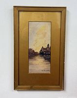 Full view of framed painting front