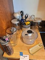 Group shot of all items on countertop