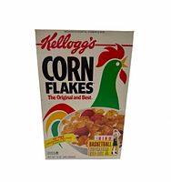 Front of 1993 Kellogg’s Corn Flakes box