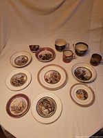 Group shot of all 13 Pratt ceramics