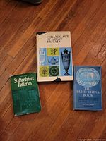Front view of three ceramic and pottery reference books