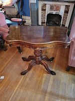 Top and full view of table closed