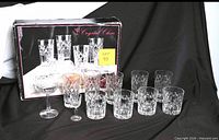 All eight glasses with original box