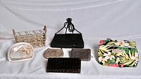 All seven items laid out for overview