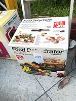 Front of Ronco Electric Food Dehydrator box