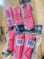 All six sealed packs of pink velour 6 inch roller covers
