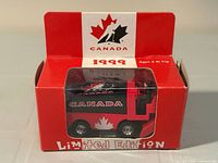 Front view of boxed diecast Zamboni