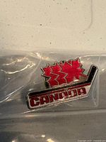 Front view of sealed Hockey Canada pin