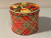 Front view showing branding and tartan design