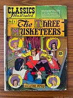 Front cover of Classics Illustrated No.1 comic showing title and artwork