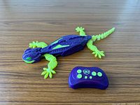 Top view of gecko robot with remote control