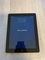 Front view showing disabled lock screen