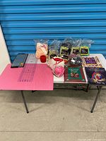 Full lot on table showing all items