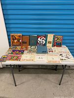 All items laid out on table