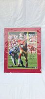 Front view of matted Colin Kaepernick signed photo