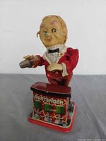 Front view of Charlie Weaver bartender toy