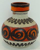 Full view of vase showing decoration and form