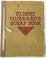 Front cover showing handmade paper and title