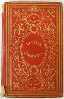 Front cover showing title, gilt design, edge wear