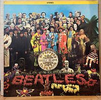 Front of Sgt. Pepper promo flat with full artwork