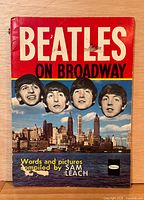 Front cover Beatles On Broadway showing wear
