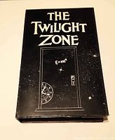 Front of slipcase showing The Twilight Zone logo and artwork