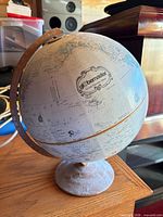 Full view of Replogle GlobeMaster globe on pedestal