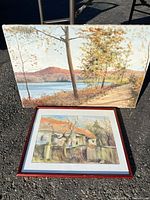 Both artworks front view