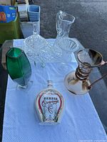 All eight items arranged on table