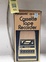 Front of Panasonic cardboard box showing branding and model illustration