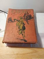 Front cover of Chums 1920 book showing illustration and title