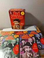 Front view showing outer box and five DVDs