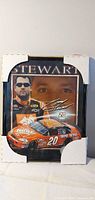 Front view of framed Tony Stewart 8x10 photo with protective corners