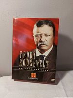 Front view showing cover art of Teddy Roosevelt: An American Lion DVD set