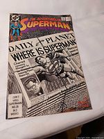 Front cover showing title, series, art and issue number