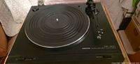 Top view of Nikko NP-500 turntable showing platter, slipmat and controls