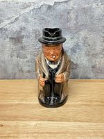 Front view of Winston Churchill Toby jug