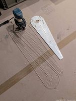 Makita trim router with three circle guides laid out