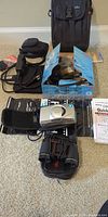 Entire lot including camera, box, bags, manuals and binoculars
