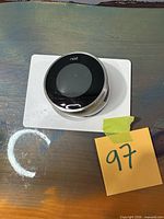 Thermostat face on wall plate