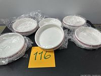 Six wrapped Royal Doulton ramekins